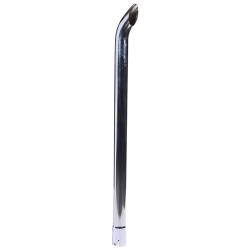 Exhaust Pipe Chromed Diam : 70 mm x 1220 mm