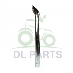 Tuyau d'Echappement Chrome  Diam : 101 mm x 1220 mm