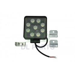 Phare de Travail 9 Leds 27W  2500 Lumen