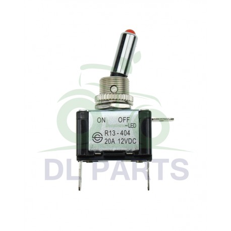 Metal Switch + LED 12V/20A