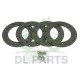 Brake lining set - 200mm