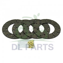 Garnitures de frein avec rivets (4 pcs) - 178 mm