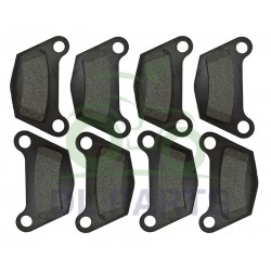 Brake lining set (8 pads)