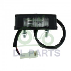 Number plate lamp