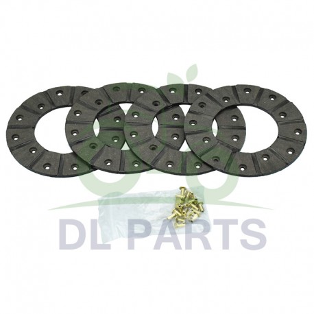 Brake lining set - 165 mm