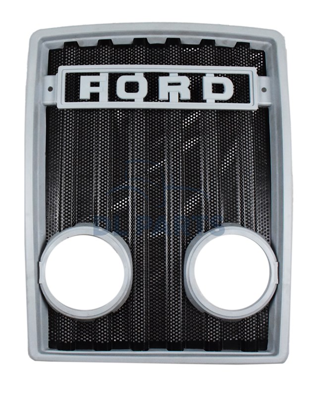 Front grill with hole