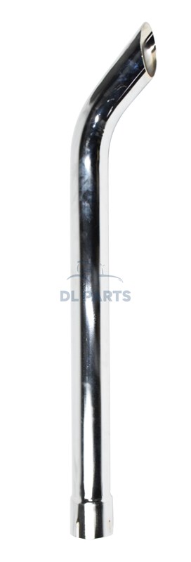 Tuyau d'echappement chromé Ø81 x 960mm