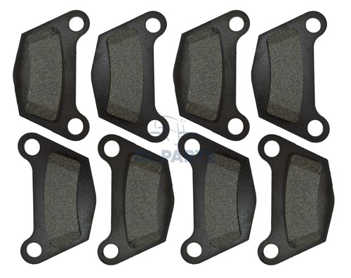 Brake lining set (8 pads)