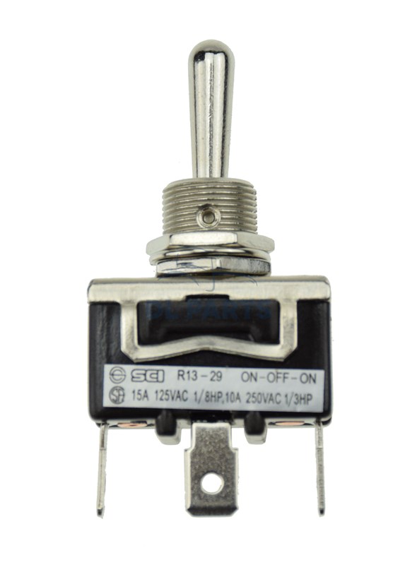 Metal switch ON/OFF/ON