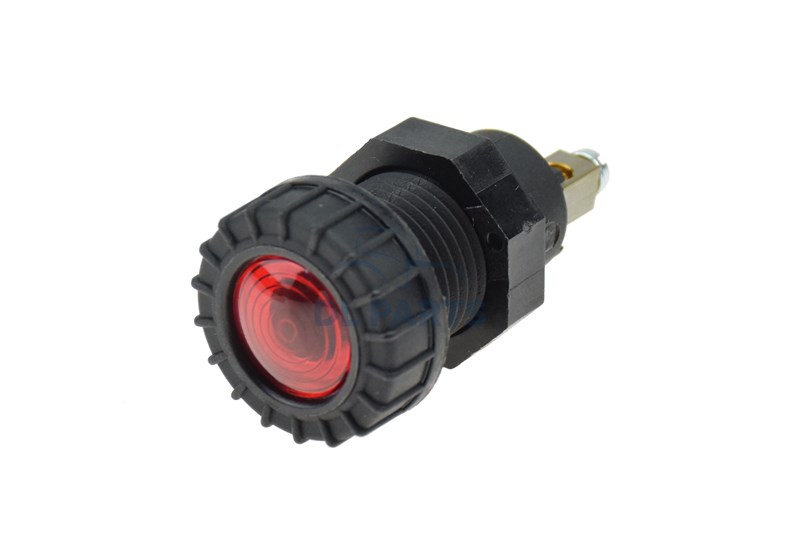 Indicator light red - screw