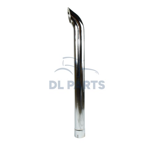 Tuyau d'Echappement Chrome  Diam : 101 mm x 1220 mm