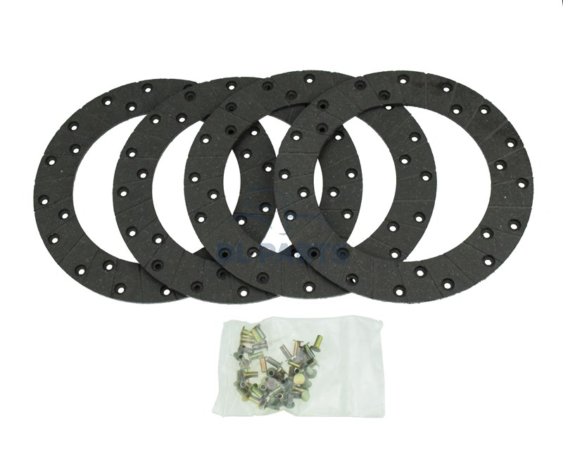 Brake lining set - 222 mm